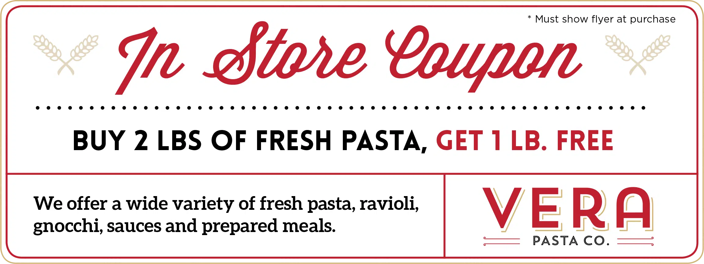 In Store Coupon