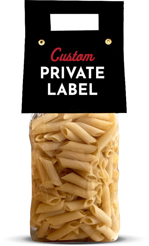 Black Cardboard Pasta Bag for Private Label Pasta